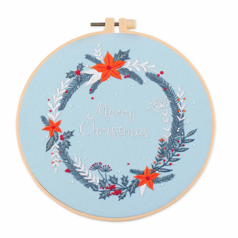 Christmas Embroidery Diy Material Package Kit