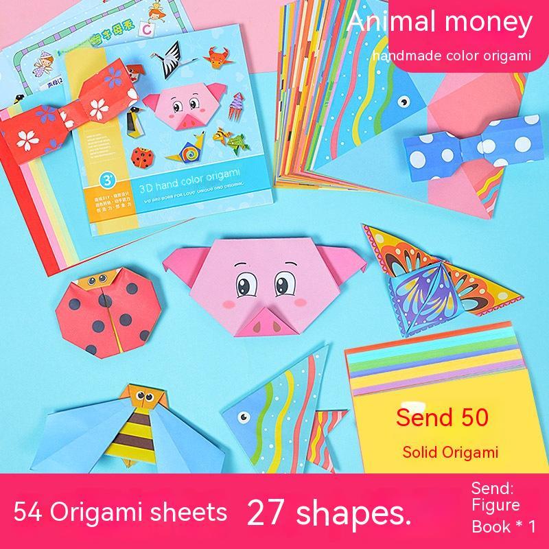 Children's Three-dimensional Fun Handmade Diy Ingredients Origami Book