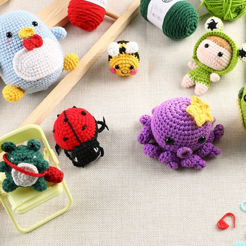 Crochet Material Package DIY Tool Set Toy
