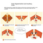Children's Three-dimensional Fun Handmade Diy Ingredients Origami Book