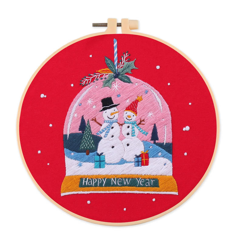Christmas Embroidery Diy Material Package Kit