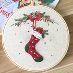 Christmas New Embroidery Diy Handmade Material Bag