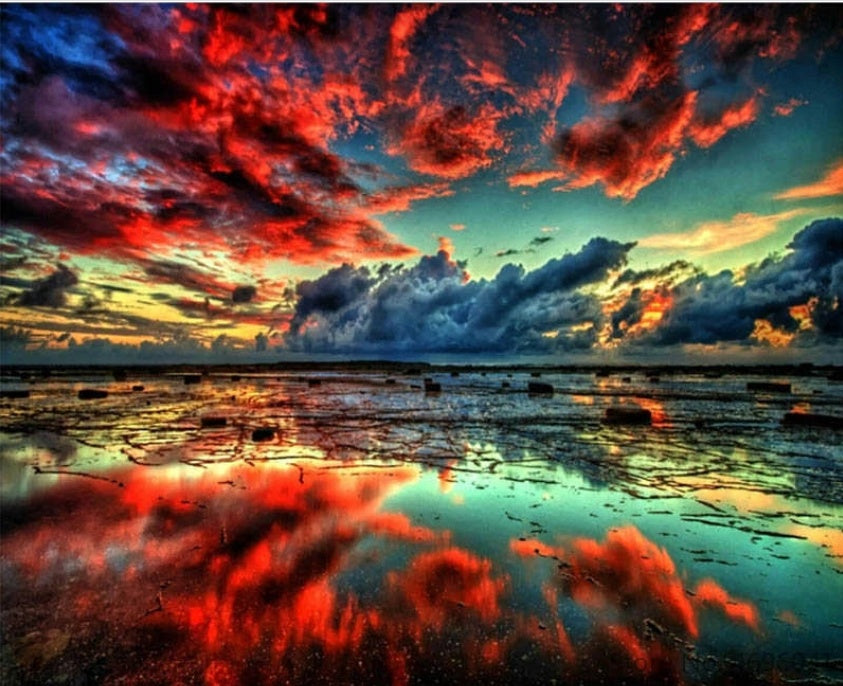 Paint by Numbers City DIY Painting Kit