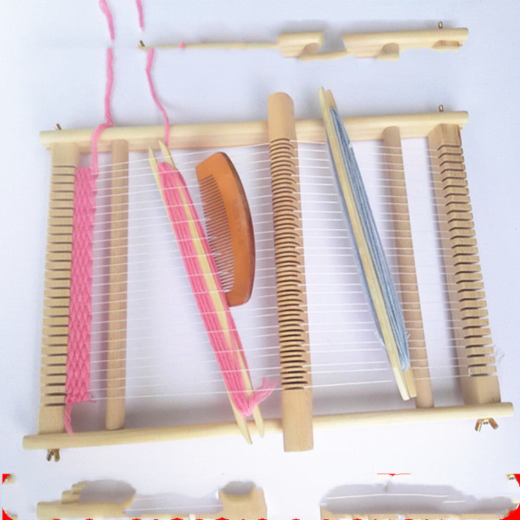 Weaving Machine Handmade Woolen Yarn Knitting Toys For Children