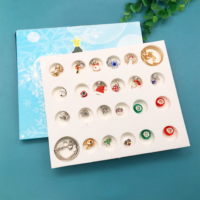 Creative Diy Beaded Christmas Countdown Surprise Blind Box