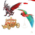 3D Three-dimensional Metal DIY Assembly Model Macaw