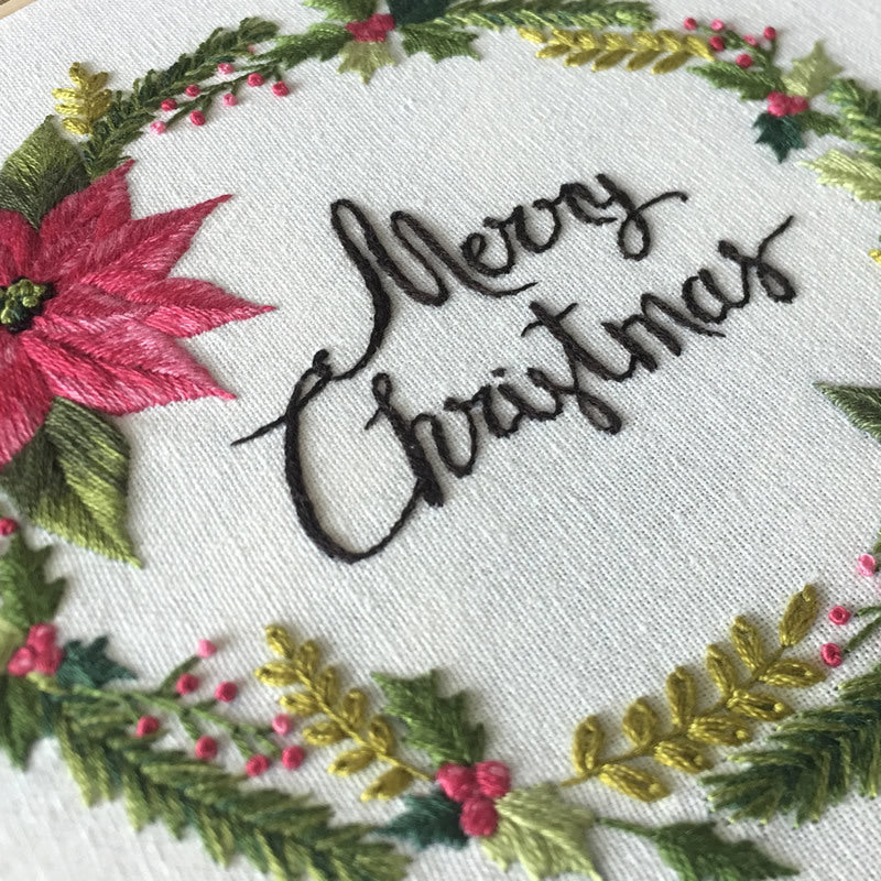Christmas New Embroidery Diy Handmade Material Bag