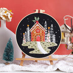 Creativity Happy Christmas Handmade Embroidery Diy