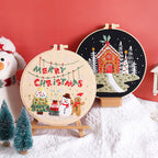 Creativity Happy Christmas Handmade Embroidery Diy