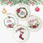 Christmas New Embroidery Diy Handmade Material Bag