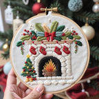 Christmas Embroidery Handmade Diy Material Package Fabric Embroidery
