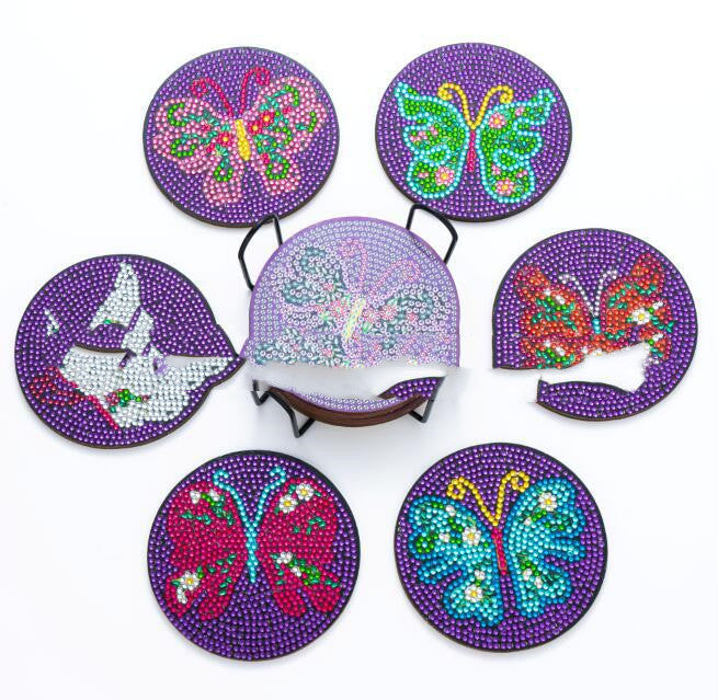 DIY Christmas Coaster Full Diamond Sticker