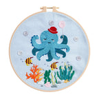 Embroidery Diy Material Package Infauna Series Beginner's Entry Manual Embroidery Kit