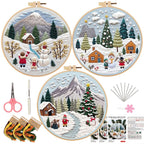 Christmas Embroidery Handmade Diy Material Package Fabric Embroidery