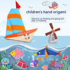 Children's Three-dimensional Fun Handmade Diy Ingredients Origami Book