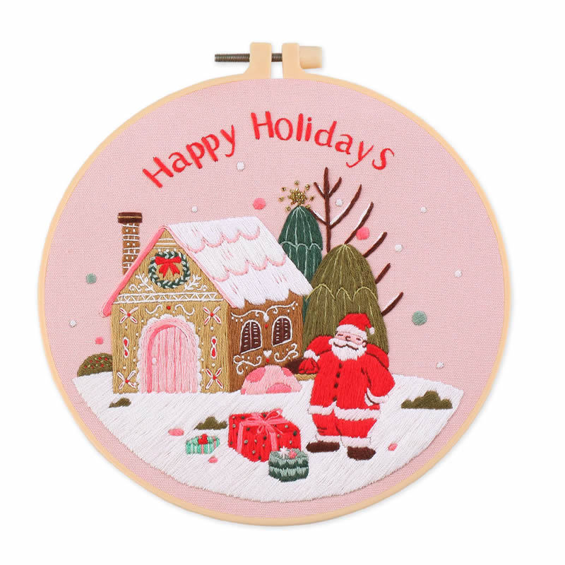 Christmas Embroidery Diy Material Package Kit