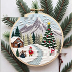 Christmas Embroidery Handmade Diy Material Package Fabric Embroidery