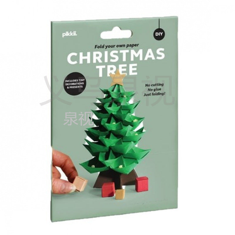 Christmas Tree Paper Folding Kit DIY Decorations