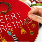 Christmas Embroidery Manual Diy Material Bag Beginner