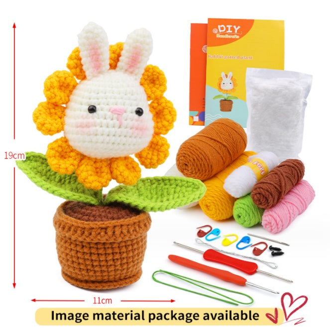 Crochet Material Package Woven Wool Ball Handmade Doll Diy Knitted Crochet Material Package