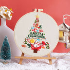 Creativity Happy Christmas Handmade Embroidery Diy
