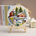 Embroidered Handicraft DIY Material Christmas Kit Fabric