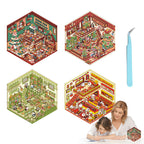 DIY Decompression Handmade Stickers For Christmas Miniature Scenes