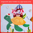 Embroidery Diy Material Package Infauna Series Beginner's Entry Manual Embroidery Kit