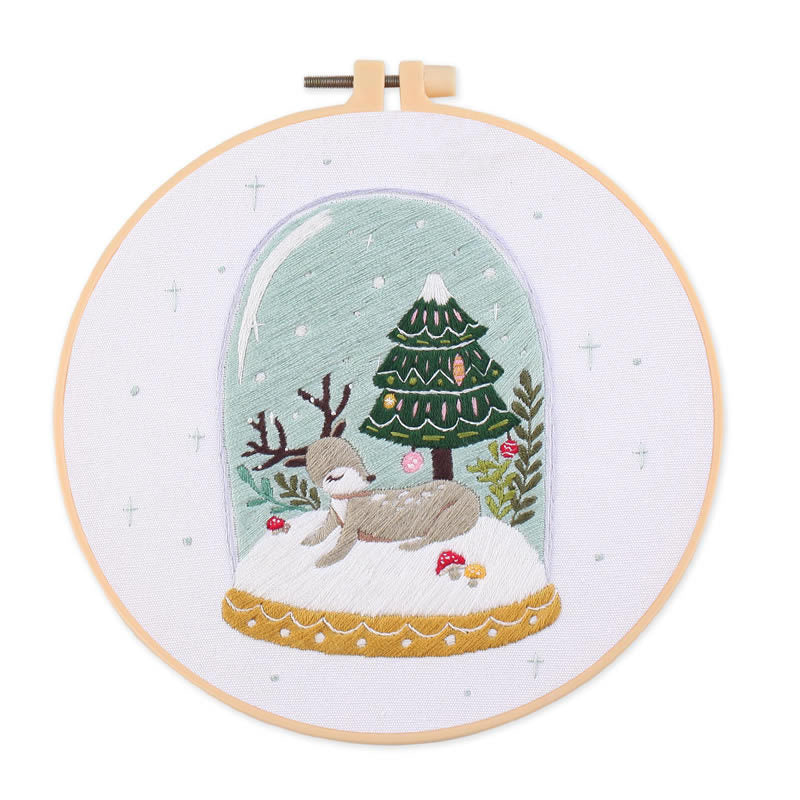 Christmas Embroidery Diy Material Package Kit