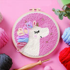 Christmas Russia Poke Embroidery Handmade Diy Material Package