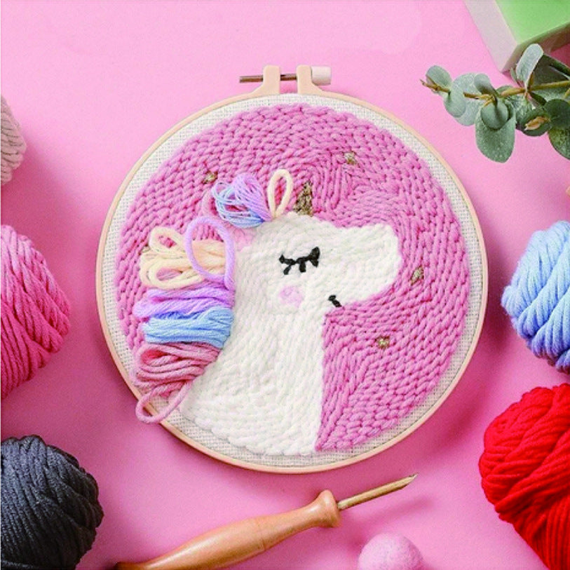 Christmas Russia Poke Embroidery Handmade Diy Material Package