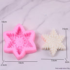 Christmas Snowflake Candle Silicone Mold Diy