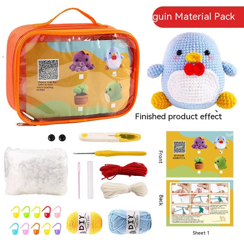 Crochet Material Package DIY Tool Set Toy