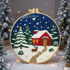 Christmas Embroidery Handmade Diy Material Package Fabric Embroidery