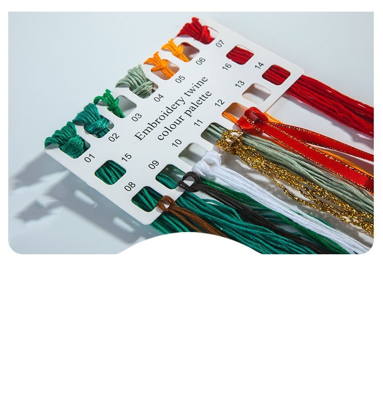 Christmas Embroidery Manual Diy Material Bag Beginner