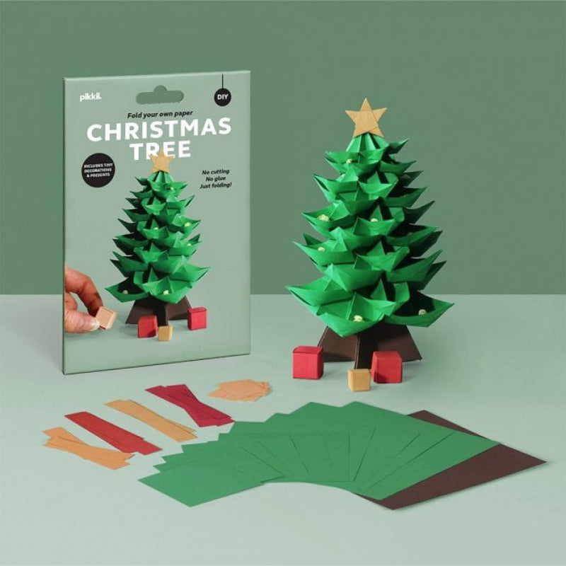 Christmas Tree Paper Folding Kit DIY Decorations