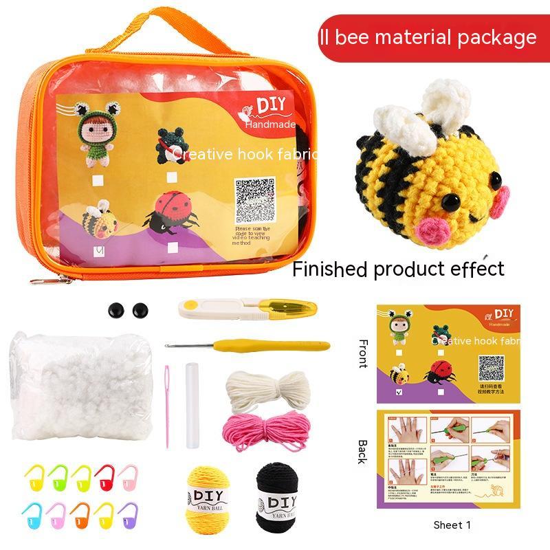 Crochet Material Package DIY Tool Set Toy
