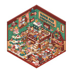 DIY Decompression Handmade Stickers For Christmas Miniature Scenes