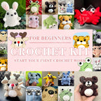 Crochet Material Package Set DIY Hand Crocheted Wool Animal