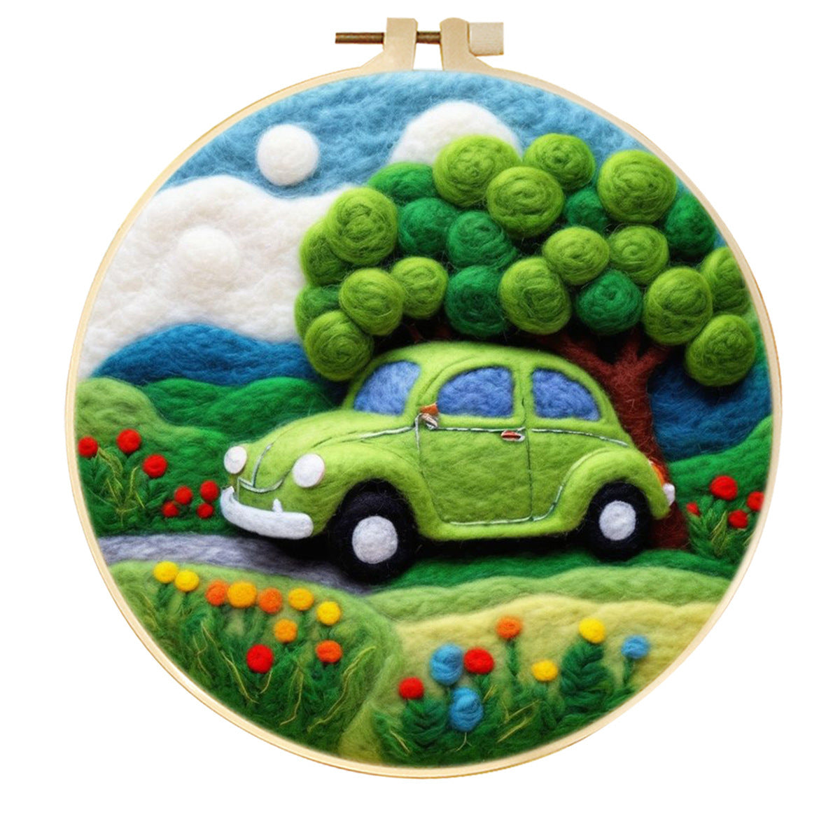 Handmade Material Kit Embroidery Blanket Painting