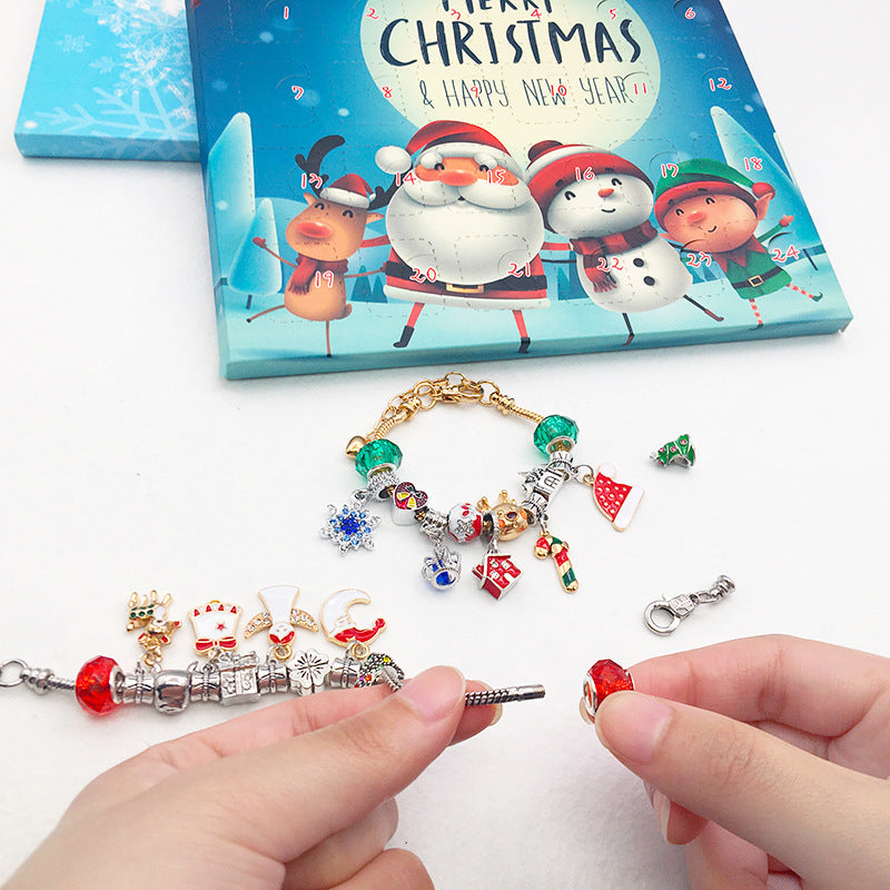 Creative Diy Beaded Christmas Countdown Surprise Blind Box