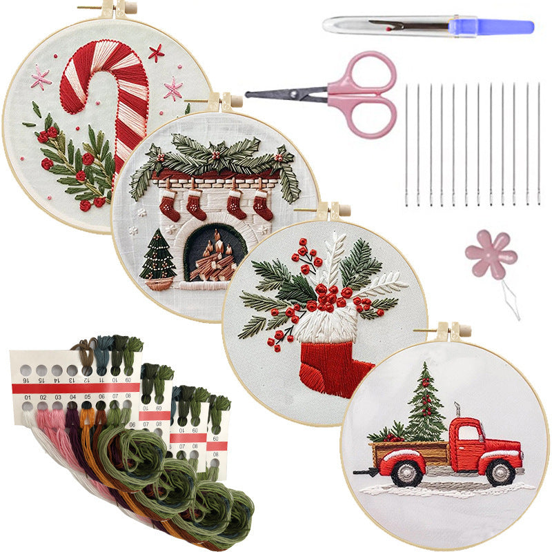 Christmas Kit Embroidery Handicraft DIY Material