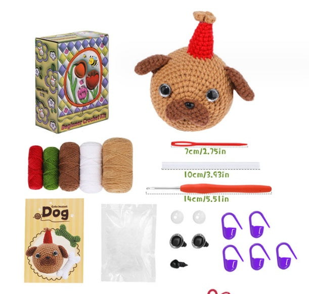 Crochet Material Package Woven Wool Ball Handmade Doll Diy Knitted Crochet Material Package