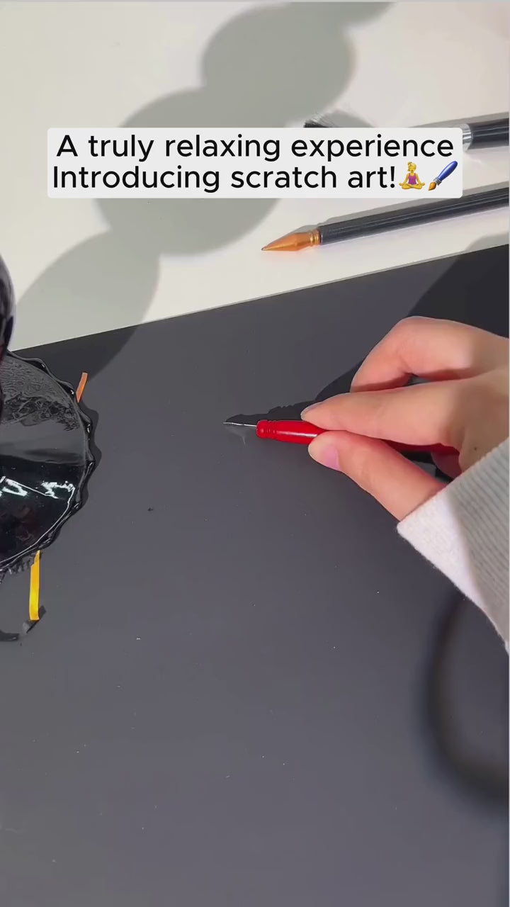 Scratch Painting - Kratzmalerei