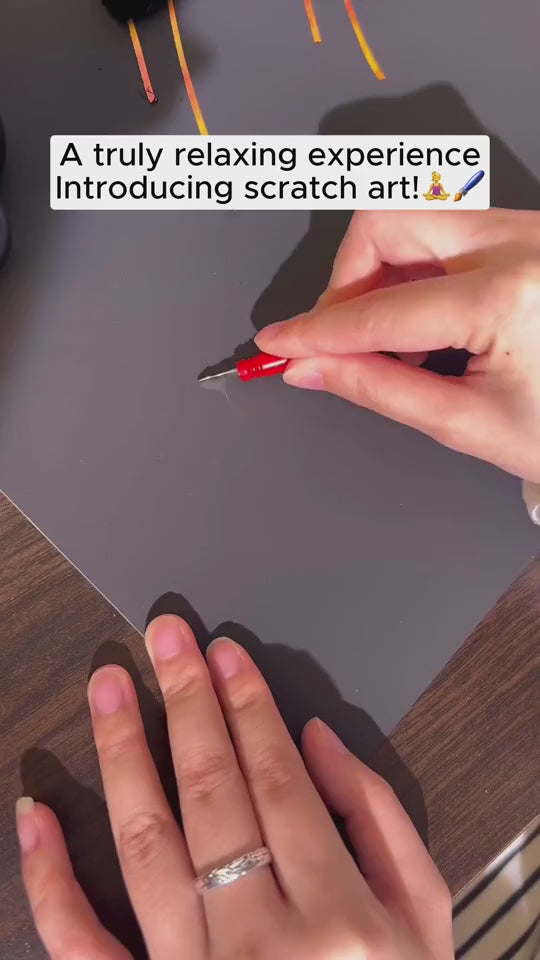 Scratch Painting - Kratzmalerei