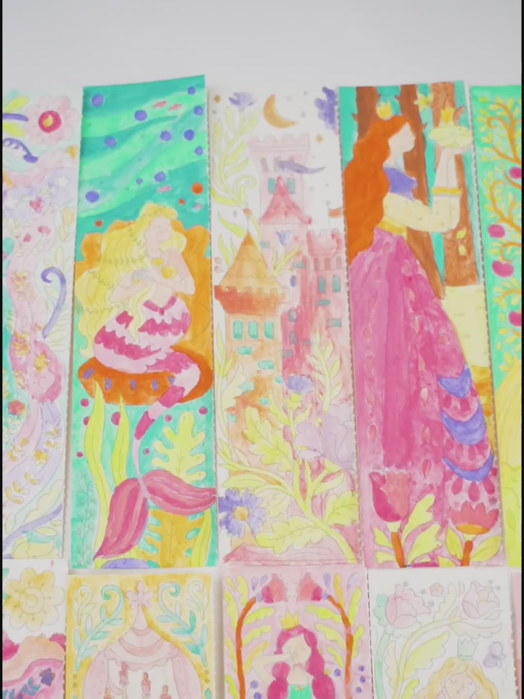 Pocket Watercolor Painting Book Children's Gouache Graffiti Picture Book Painting And Coloring