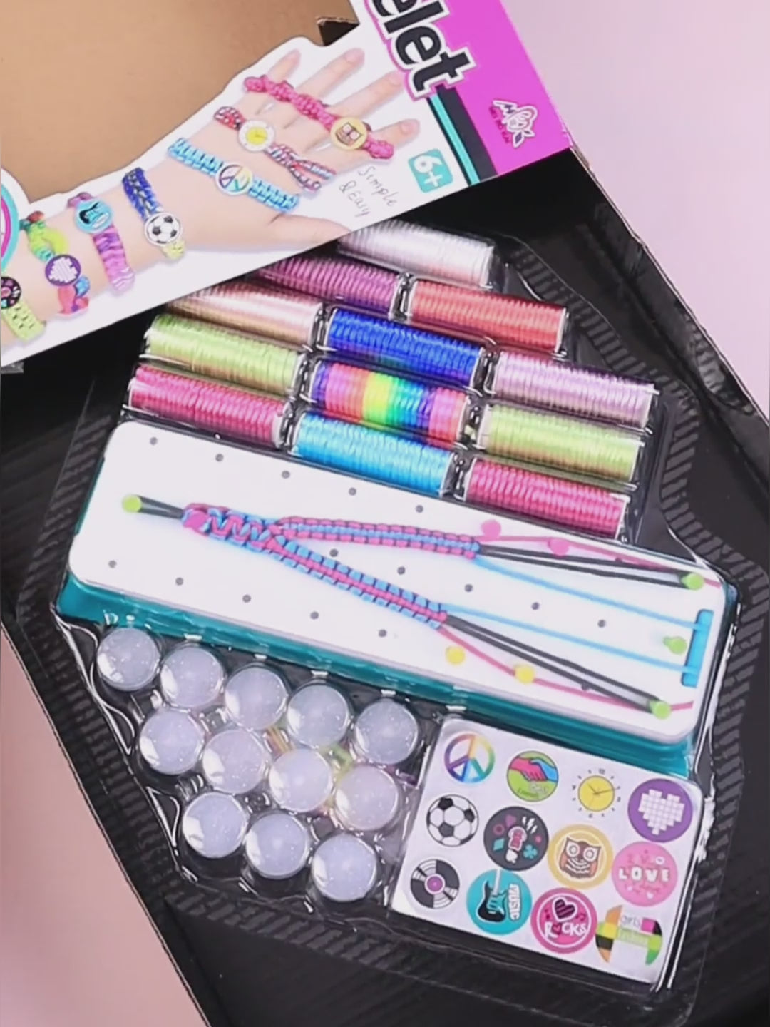 Children's Educational DIY Friendship Bracelet Knitting Toys